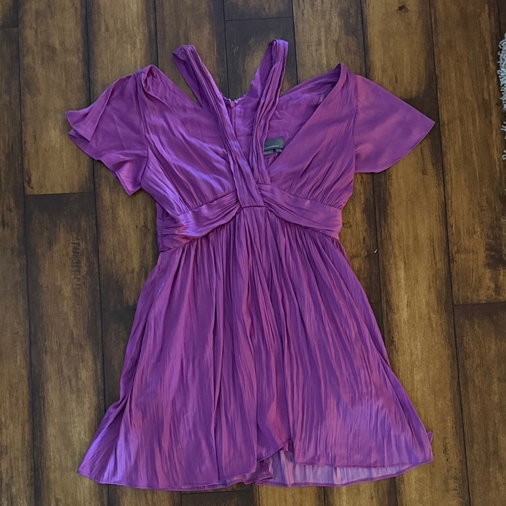 Anthropologie Vibrant Purple Dress